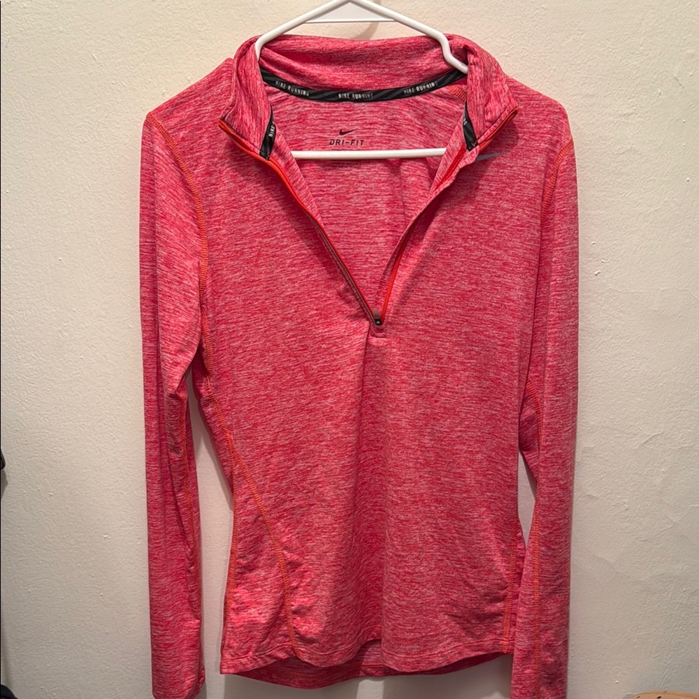 Nike Orange Fitted Sweatshirt
